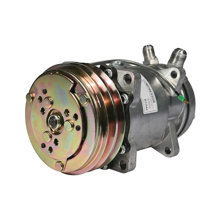 A & I Products Compressor, New, Sanden Style w/ Clutch (9103) 11.4" x9.2" x6.9" A-60-2921T94
